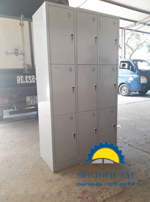 Tủ locker sắt 9 cánh